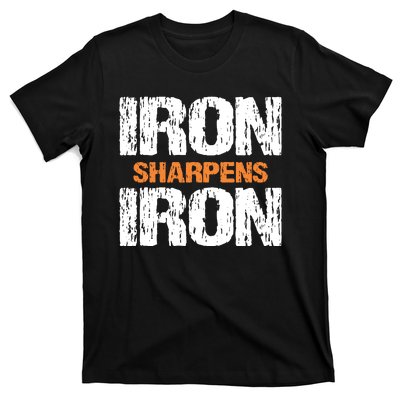 Iron Sharpens Iron Funny Christian T-Shirt