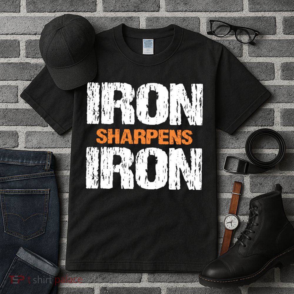 Iron Sharpens Iron Funny Christian Tall T-Shirt