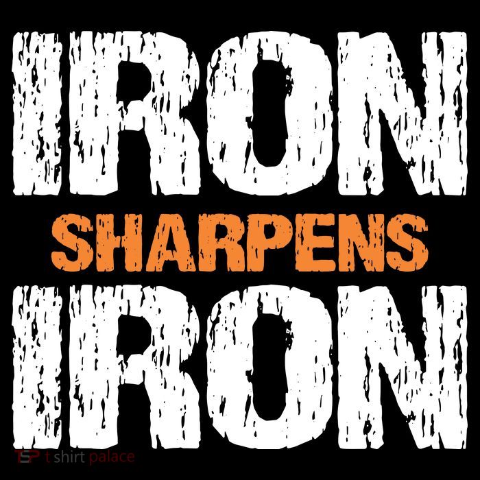 Iron Sharpens Iron Funny Christian Sustainable Beanie