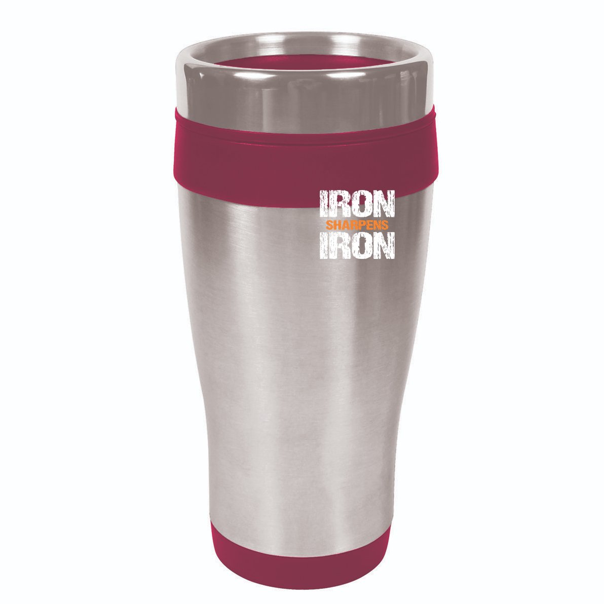 Iron Sharpens Iron Funny Christian Dry Zone Grid Polo