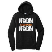 Iron Sharpens Iron Funny Christian Women's Pullover Hoodie