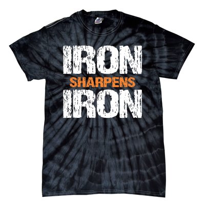 Iron Sharpens Iron Funny Christian Tie-Dye T-Shirt