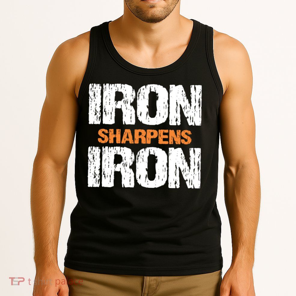 Iron Sharpens Iron Funny Christian Tank Top
