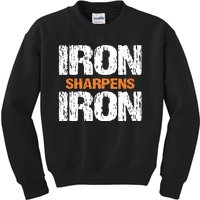 Iron Sharpens Iron Funny Christian Kids Sweatshirt