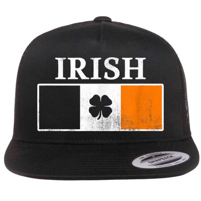 Ireland Shamrock Irish Flag St Patty's Day Flatbill Hat
