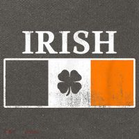 Ireland Shamrock Irish Flag St Patty's Day Cotton Canvas Backpack