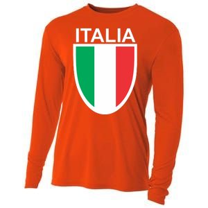 Italia Soccer Cooling Performance Long Sleeve Crew