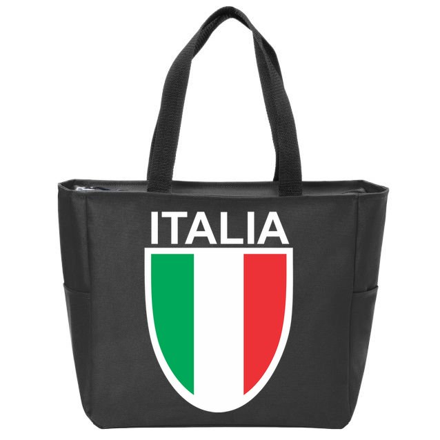 Italia Soccer Zip Tote Bag