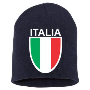 Italia Soccer Short Acrylic Beanie