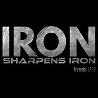 Iron Sharpens Iron Funny Gift Cooling Performance Crew T-Shirt
