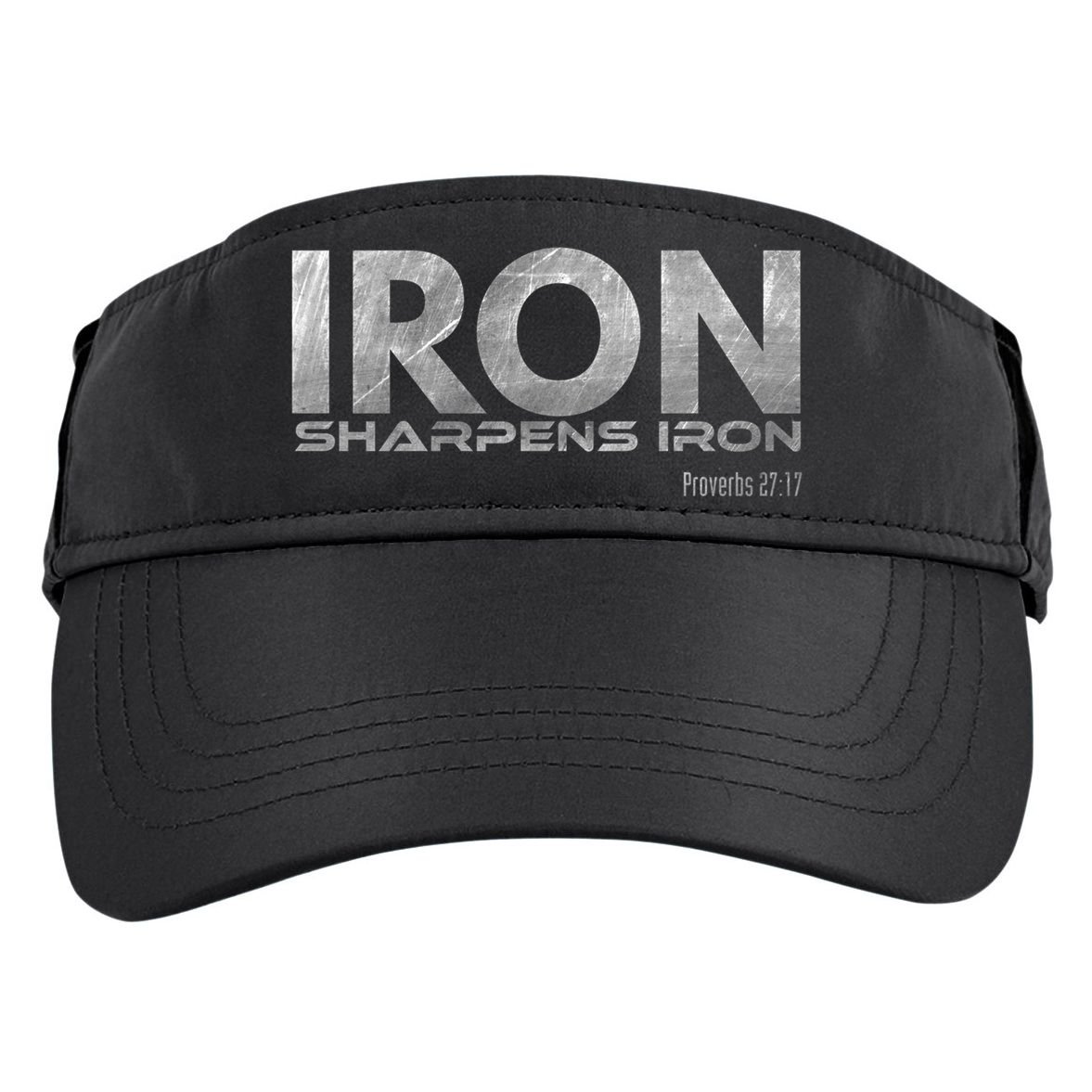 Iron Sharpens Iron Funny Gift Adult Drive Performance Visor
