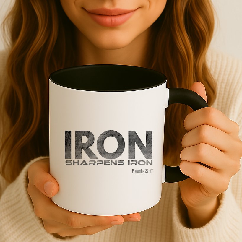 Iron Sharpens Iron Funny Gift Mug