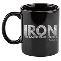 Iron Sharpens Iron Funny Gift 11oz C Handle Ceramic Mug