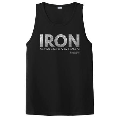 Iron Sharpens Iron Funny Gift PosiCharge Competitor Tank