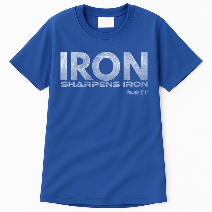 Iron Sharpens Iron Funny Gift Tall T-Shirt