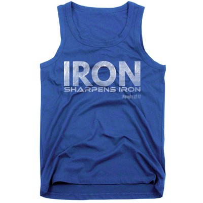 Iron Sharpens Iron Funny Gift Tank Top