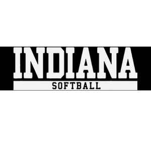 Indiana Softball Bumper Sticker