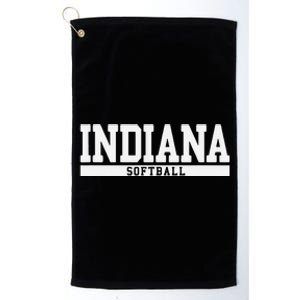 Indiana Softball Platinum Collection Golf Towel