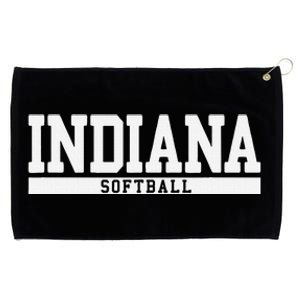 Indiana Softball Grommeted Golf Towel