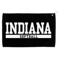 Indiana Softball Grommeted Golf Towel