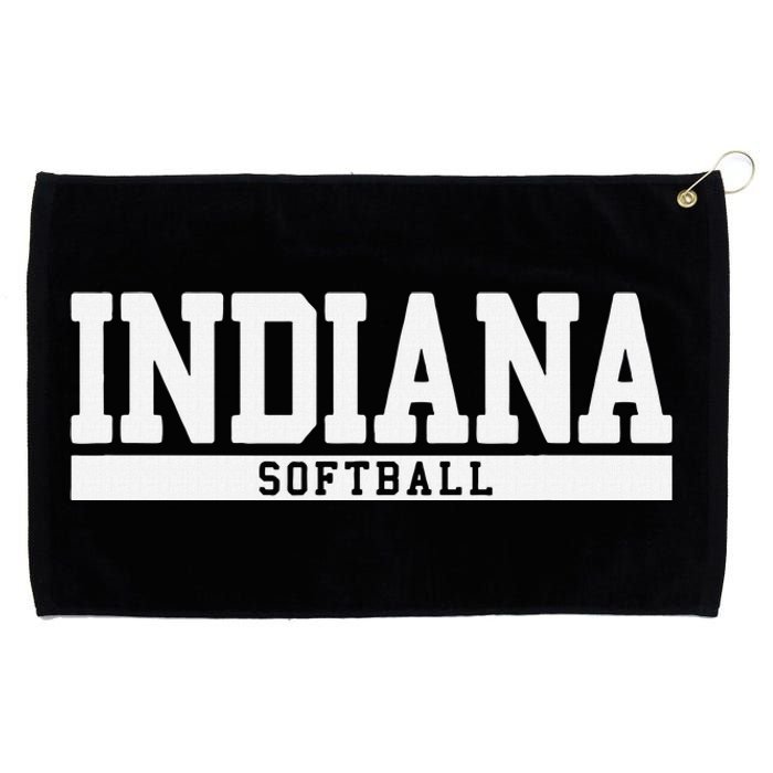 Indiana Softball Grommeted Golf Towel