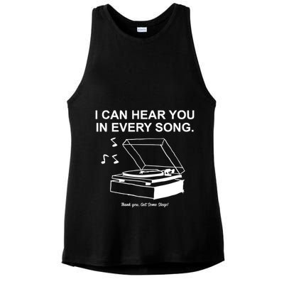 Ithinkihatemyself Store I Can Hear You In Every Song Limited Ladies PosiCharge Tri-Blend Wicking Tank