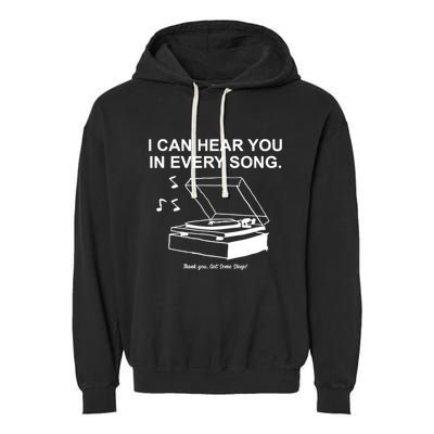 Ithinkihatemyself Store I Can Hear You In Every Song Limited Garment-Dyed Fleece Hoodie