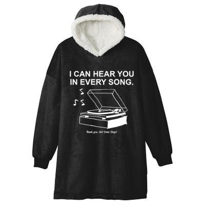 Ithinkihatemyself Store I Can Hear You In Every Song Limited Hooded Wearable Blanket