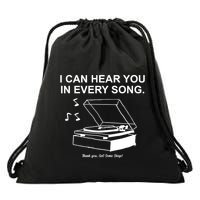 Ithinkihatemyself Store I Can Hear You In Every Song Limited Drawstring Bag