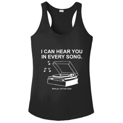 Ithinkihatemyself Store I Can Hear You In Every Song Limited Ladies PosiCharge Competitor Racerback Tank