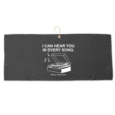 Ithinkihatemyself Store I Can Hear You In Every Song Limited Large Microfiber Waffle Golf Towel