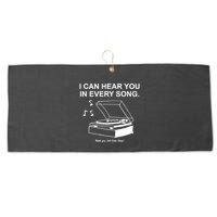 Ithinkihatemyself Store I Can Hear You In Every Song Limited Large Microfiber Waffle Golf Towel