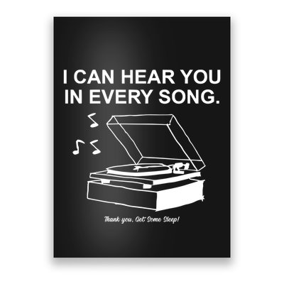 Ithinkihatemyself Store I Can Hear You In Every Song Limited Poster