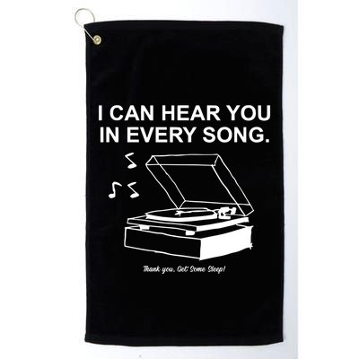 Ithinkihatemyself Store I Can Hear You In Every Song Limited Golf Towel