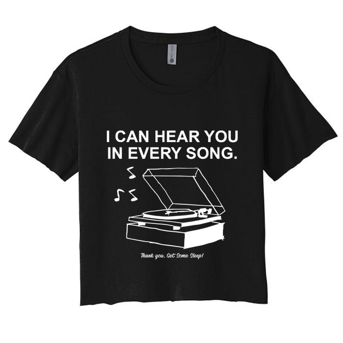 Ithinkihatemyself Store I Can Hear You In Every Song Limited Crop Top