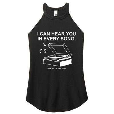 Ithinkihatemyself Store I Can Hear You In Every Song Limited Women's Perfect Tri Rocker Tank