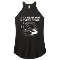 Ithinkihatemyself Store I Can Hear You In Every Song Limited Women's Perfect Tri Rocker Tank
