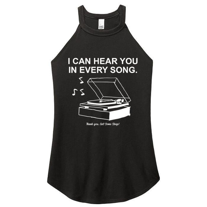 Ithinkihatemyself Store I Can Hear You In Every Song Limited Women's Perfect Tri Rocker Tank