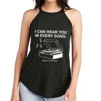 Ithinkihatemyself Store I Can Hear You In Every Song Limited Women's Perfect Tri Rocker Tank