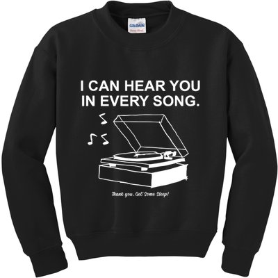Ithinkihatemyself Store I Can Hear You In Every Song Limited Kids Sweatshirt