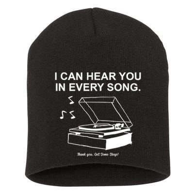 Ithinkihatemyself Store I Can Hear You In Every Song Limited Short Acrylic Beanie