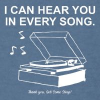 Ithinkihatemyself Store I Can Hear You In Every Song Limited Garment-Dyed Sweatshirt