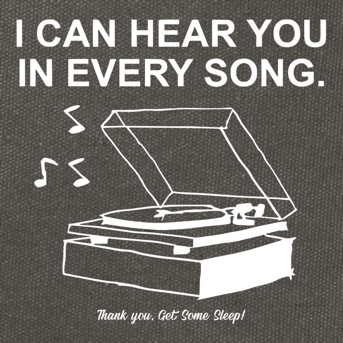 Ithinkihatemyself Store I Can Hear You In Every Song Limited Cotton Canvas Backpack
