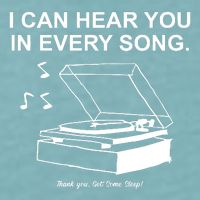 Ithinkihatemyself Store I Can Hear You In Every Song Limited Sueded Cloud Jersey T-Shirt