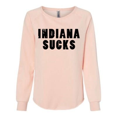 Indiana Sucks Womens California Wash Sweatshirt