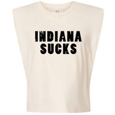 Indiana Sucks Garment-Dyed Women's Muscle Tee