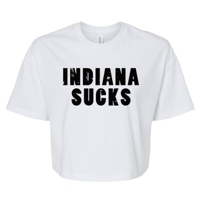 Indiana Sucks Bella+Canvas Jersey Crop Tee