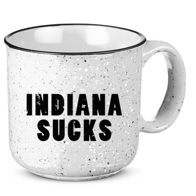 Indiana Sucks 15oz Campfire Ceramic Mug