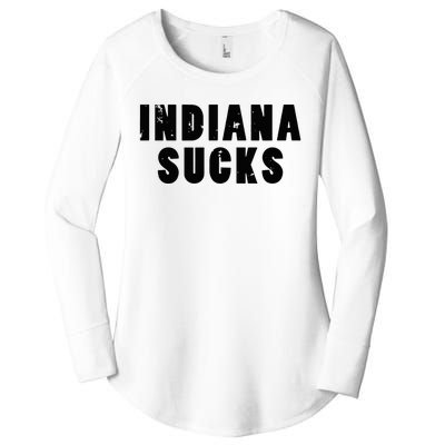 Indiana Sucks Women's Perfect Tri Tunic Long Sleeve Shirt