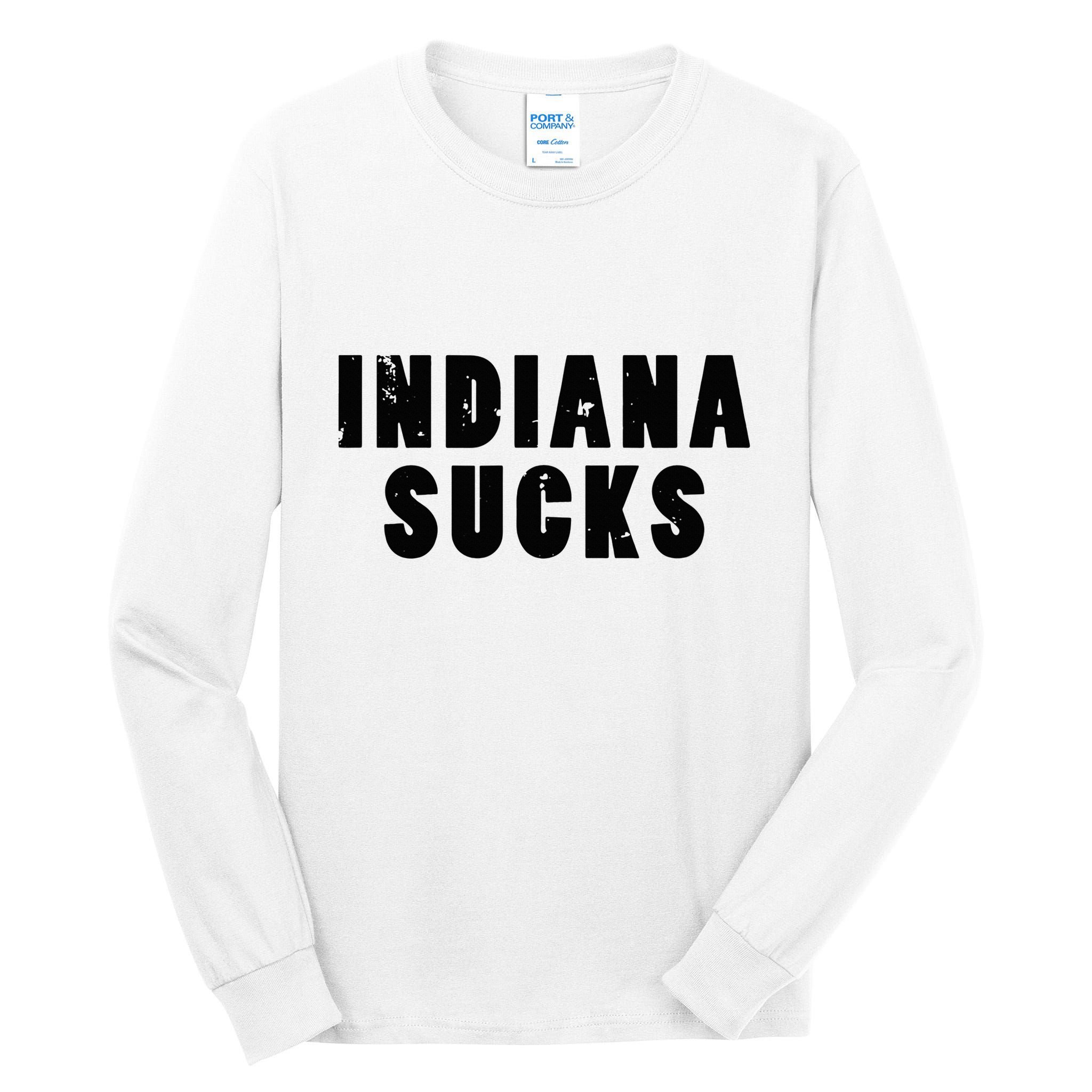 Indiana Sucks Tall Long Sleeve T-Shirt